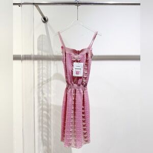 Authentic CHANEL Pink Midi Dress